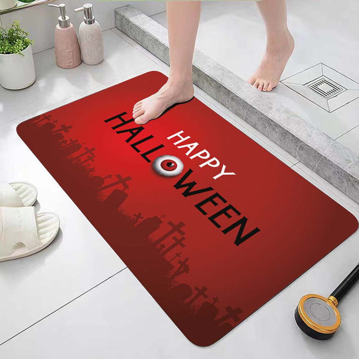 Halloween Theme Decorative Bath Mat