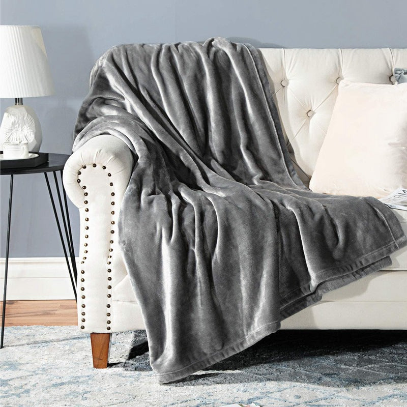 Ladies Cozy Plush Blanket with Reversible Design Stornfield