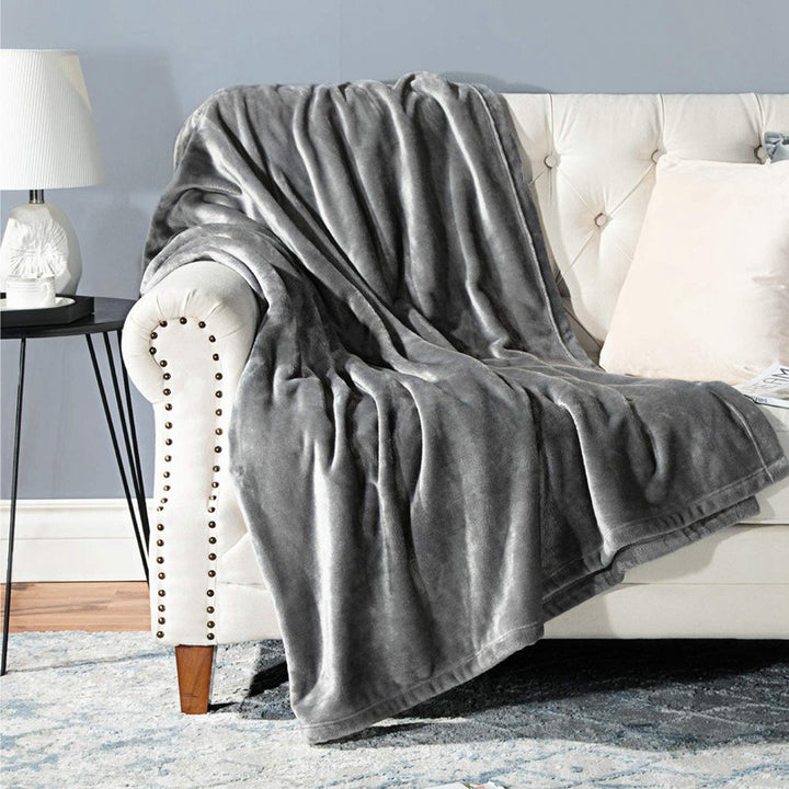 Ladies Cozy Plush Blanket with Reversible Design Stornfield