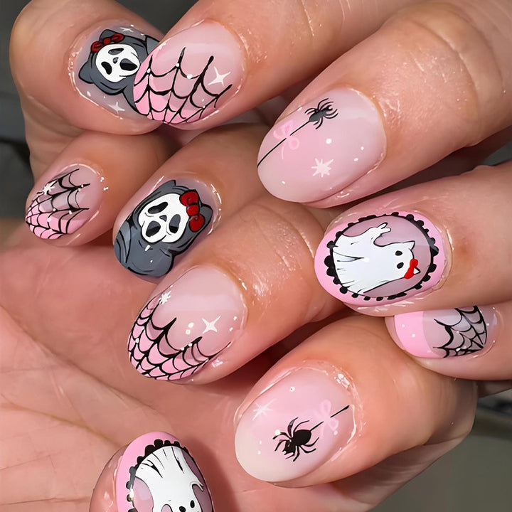 Creative Nail Art Set with Halloween Designs Stornfield