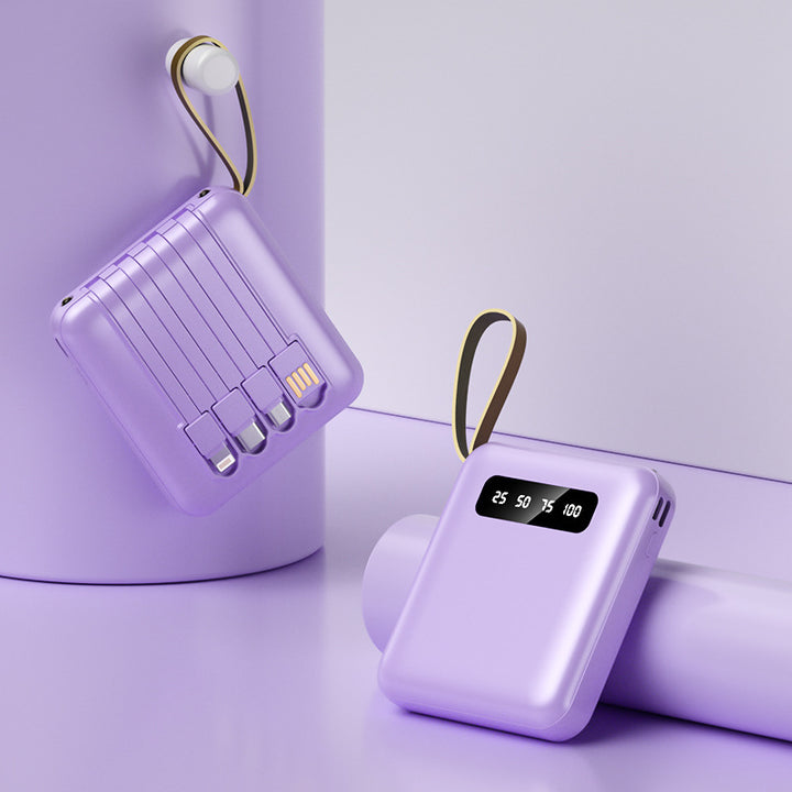 Multifunctional Power Bank with Integrated Cable System Stornfield