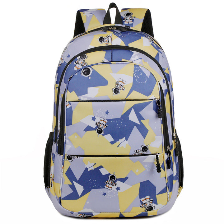 Fashionable school backpack with astronaut motif Stornfield