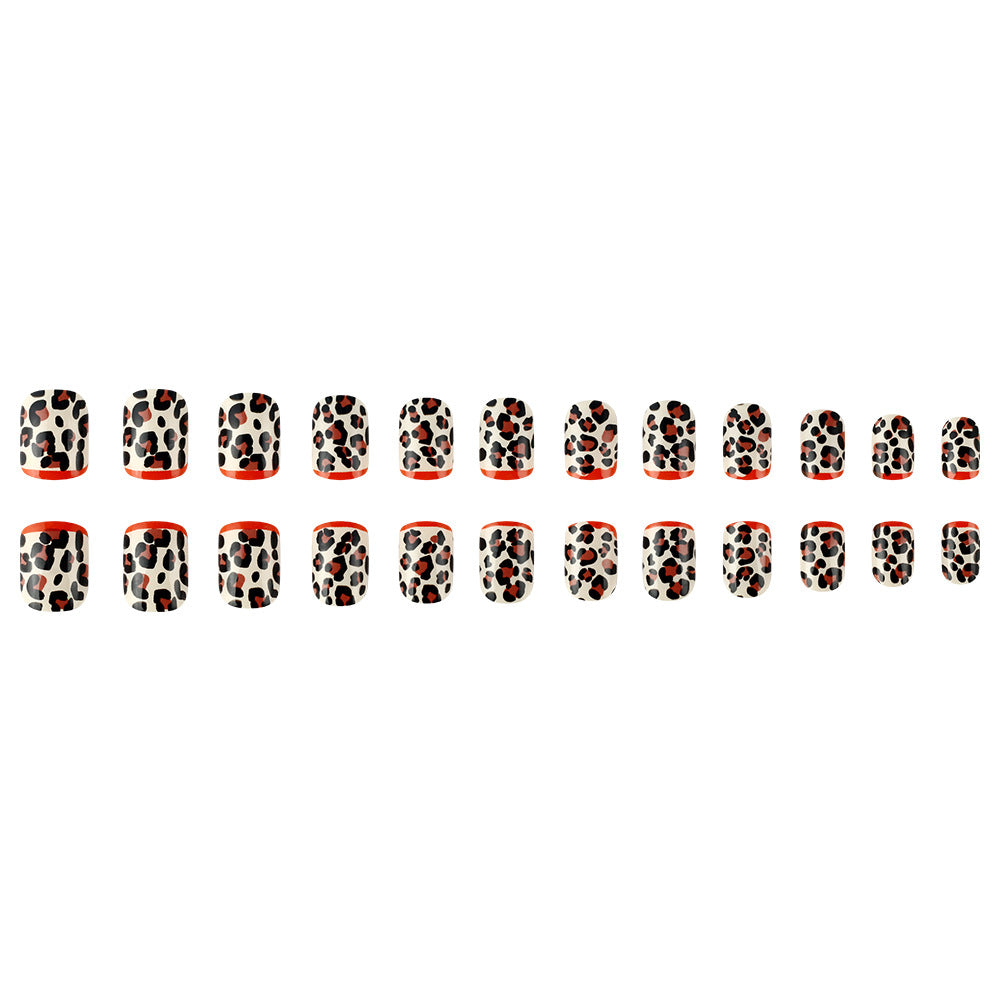 Artistic Leopard Print Nail Art Set Stornfield