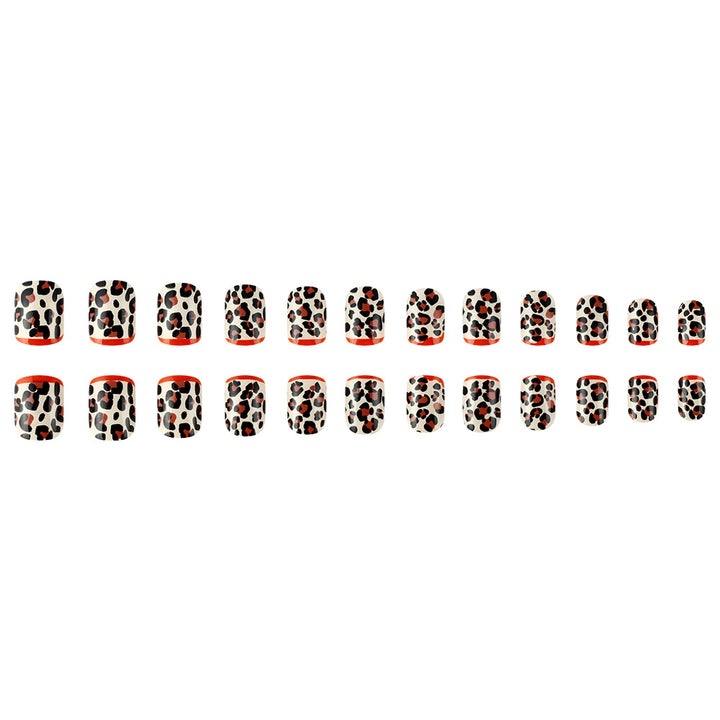 Artistic Leopard Print Nail Art Set Stornfield