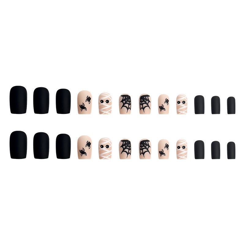 Artificial nail set with unique patterns Stornfield