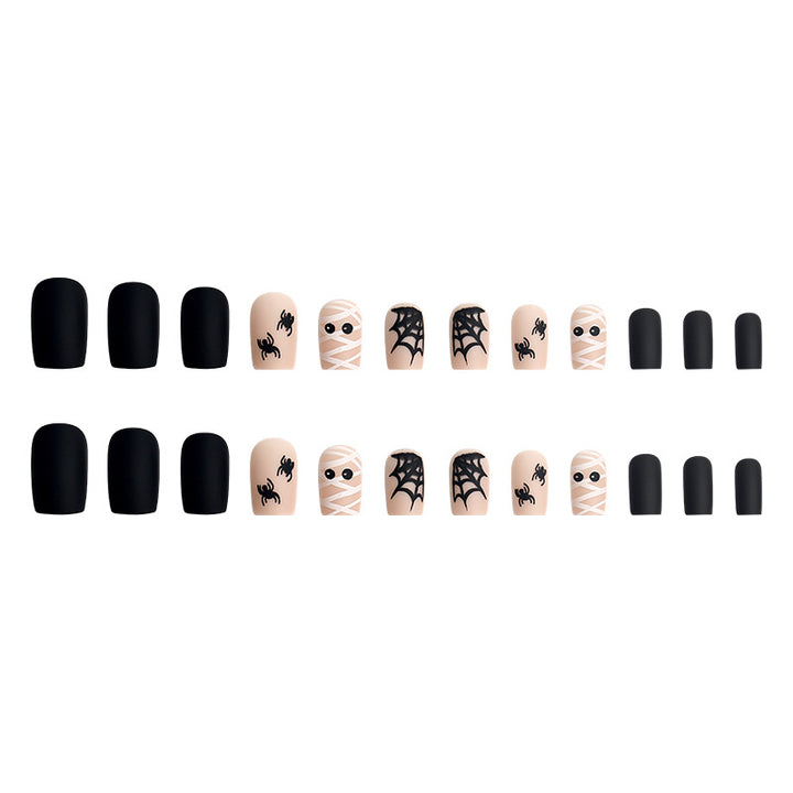 Artificial nail set with unique patterns Stornfield