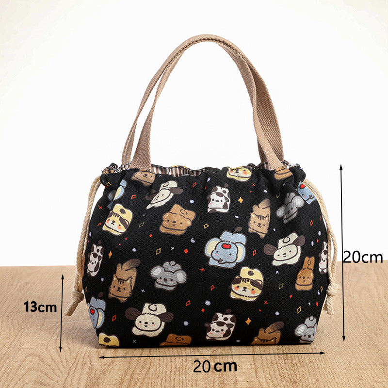 Drawstring Cat-Themed Storage Bag Stornfield