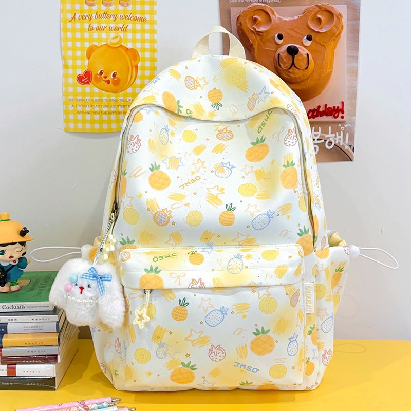 Fun Pineapple-Themed School Backpack Stornfield