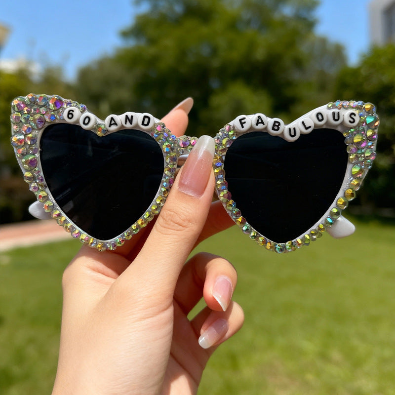 Glamorous Heart-Shaped Bridal Sunglasses Stornfield