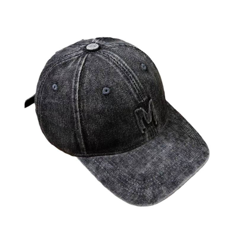 Men's Distressed Denim Baseball Cap Stornfield