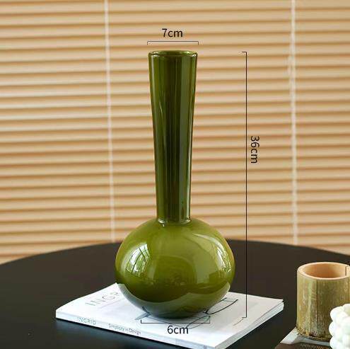 High-quality glass vase with slim design Stornfield