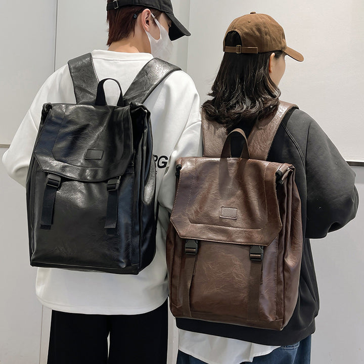 Vintage-Inspired Leather Backpack Stornfield