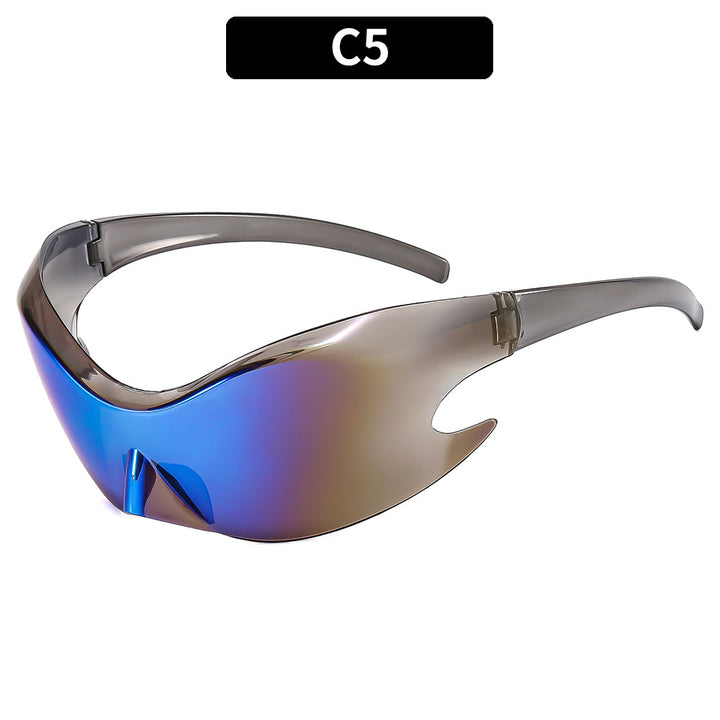 Futuristic High-Performance Wrap Sunglasses