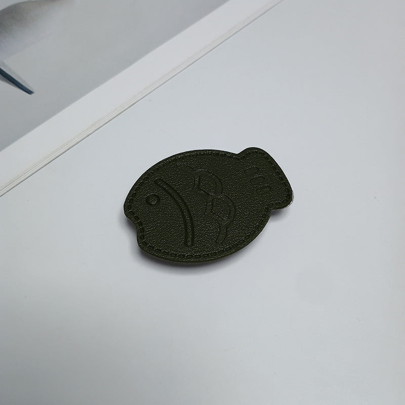 Fish-Shaped Leather Phone Holder Stornfield