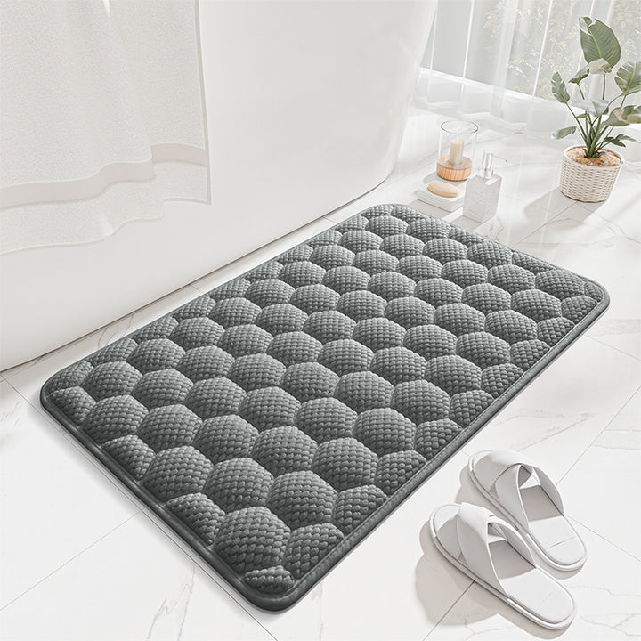 Honeycomb Textured Bath Mat