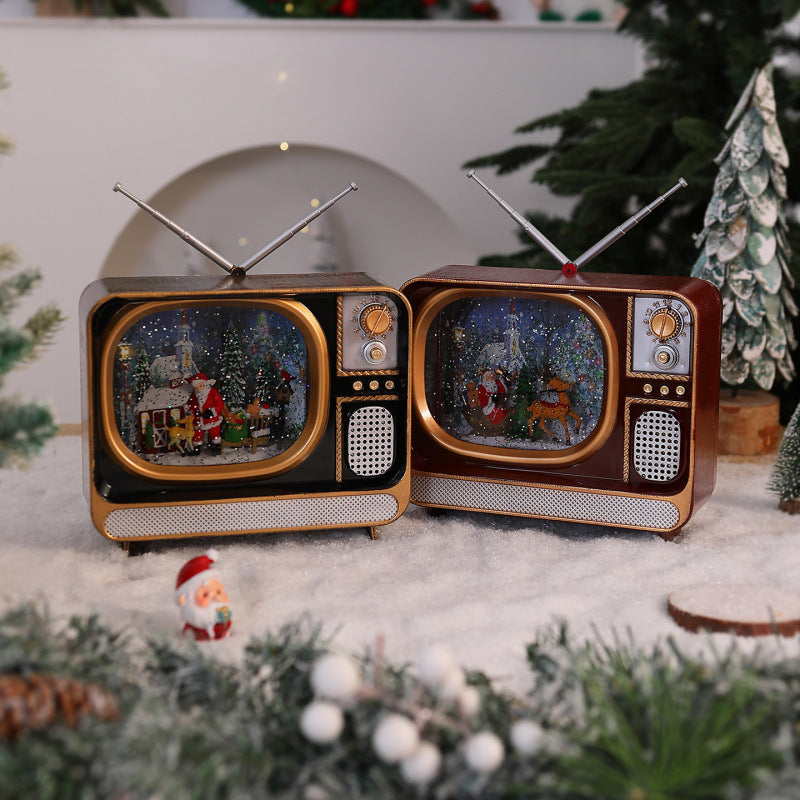 Nostalgic Christmas TV Decoration Stornfield