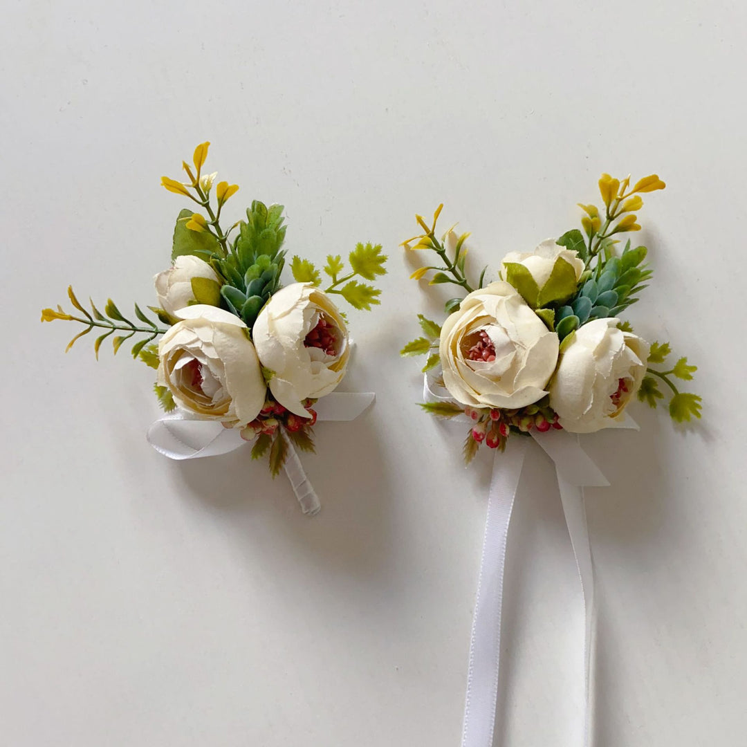 Elegant Floral Prom Corsage