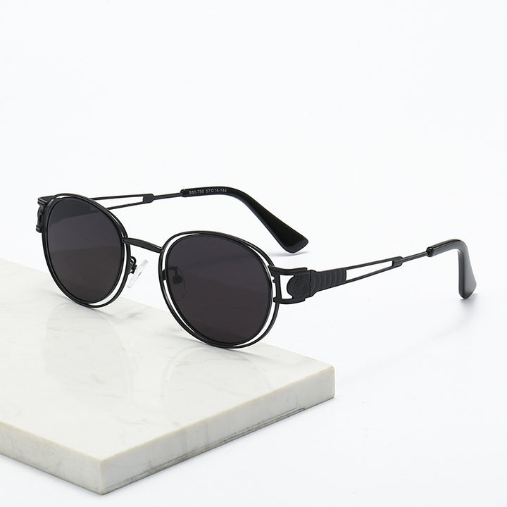 Women's sunglasses with fashionable metal frame and comfortable nose pads Stornfield