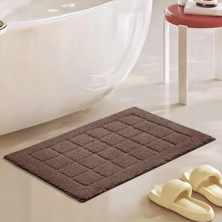 Soft Textured Bath Mat for Bathroom