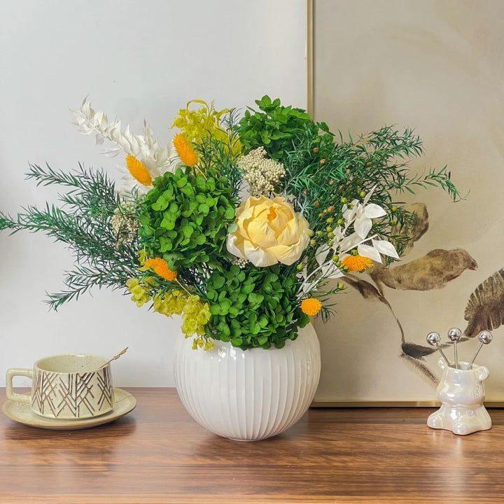Lush Hydrangea Floral Arrangement