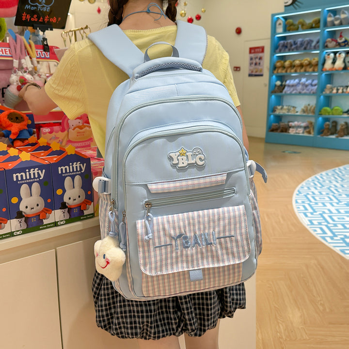 Stylish Checked Backpack Stornfield