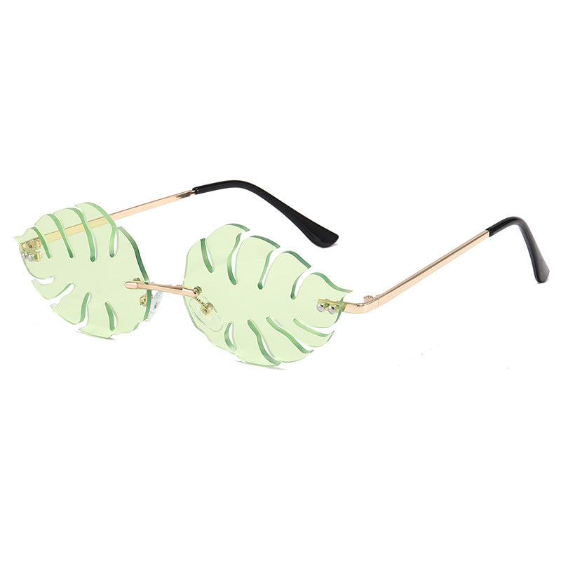 Ladies fashionable sunglasses with striking leaf design Stornfield