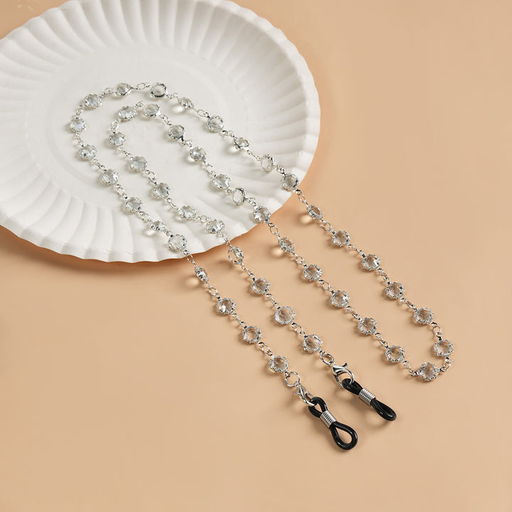 Gemstone-Embellished Eyewear Chain Stornfield
