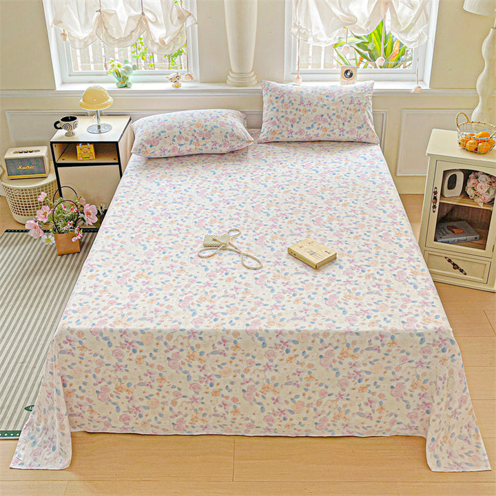 Cartoon-Themed Fitted Bed Sheet Set