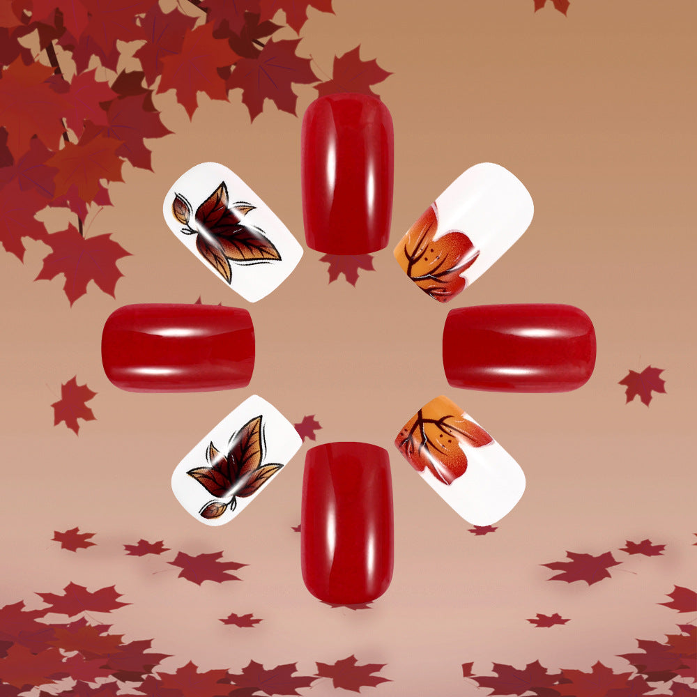 Creative Forest-Themed Nail Art Set Stornfield