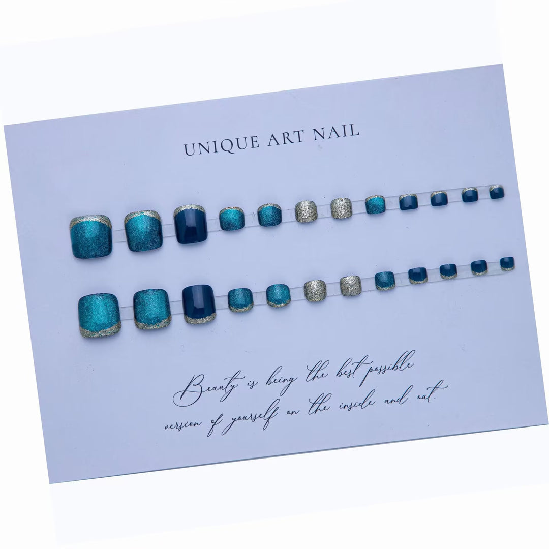 Decorative Sparkling Toe Nail Art Stornfield
