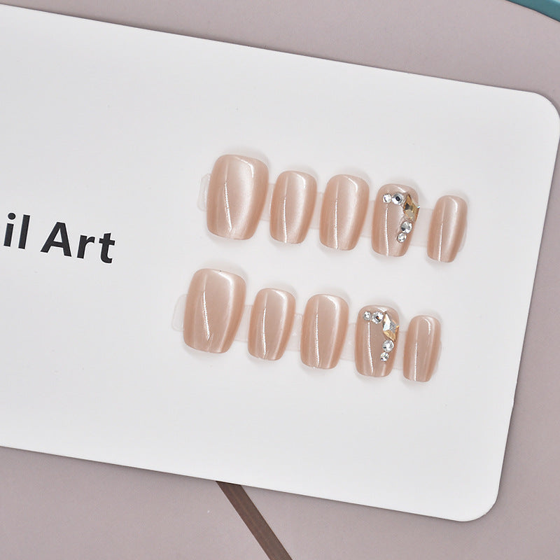Glamorous Heart-Themed Press-On Nail Set Stornfield