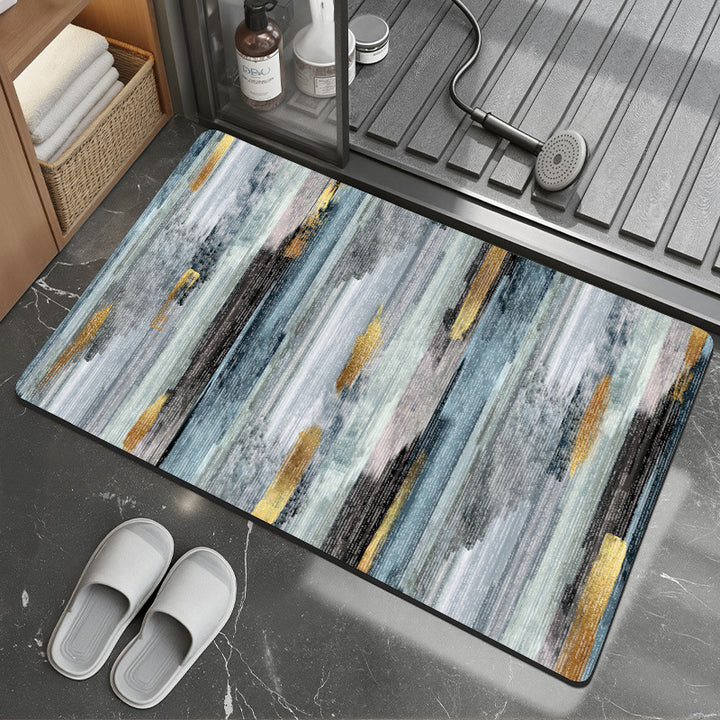 Modern Abstract Leaf Design Area Rug Stornfield