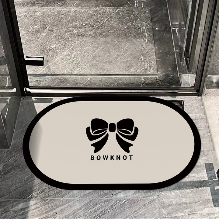 Elegant Oval Decorative Area Mat