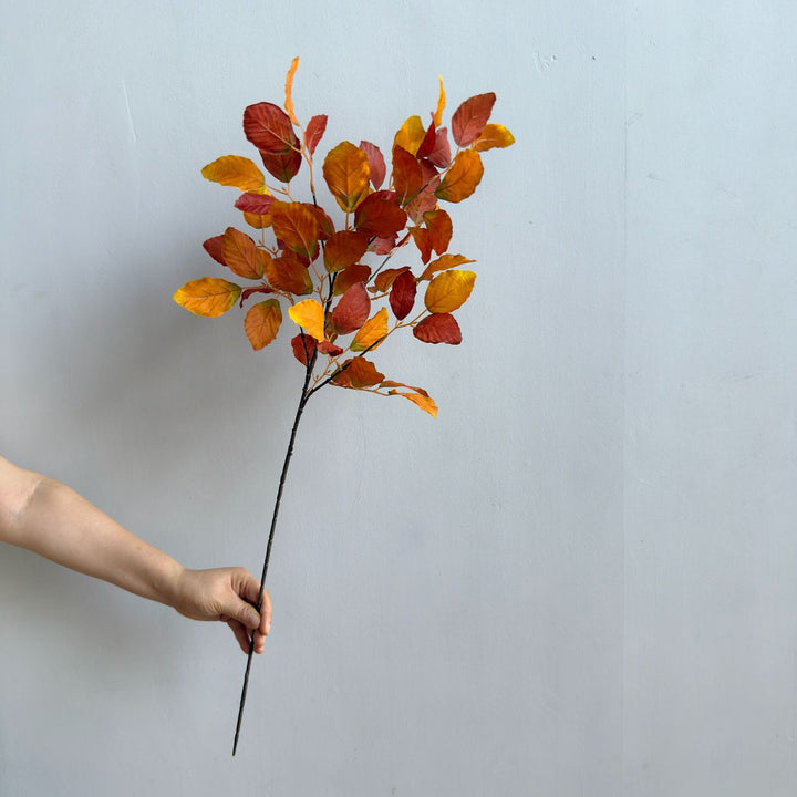 Elegant Faux Leaf Stem
