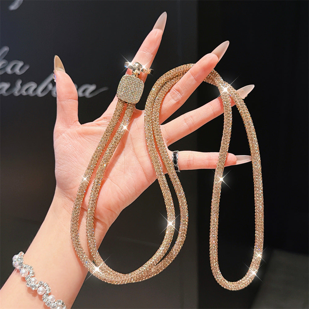 Rhinestone-Embellished Eyewear Lanyard Stornfield