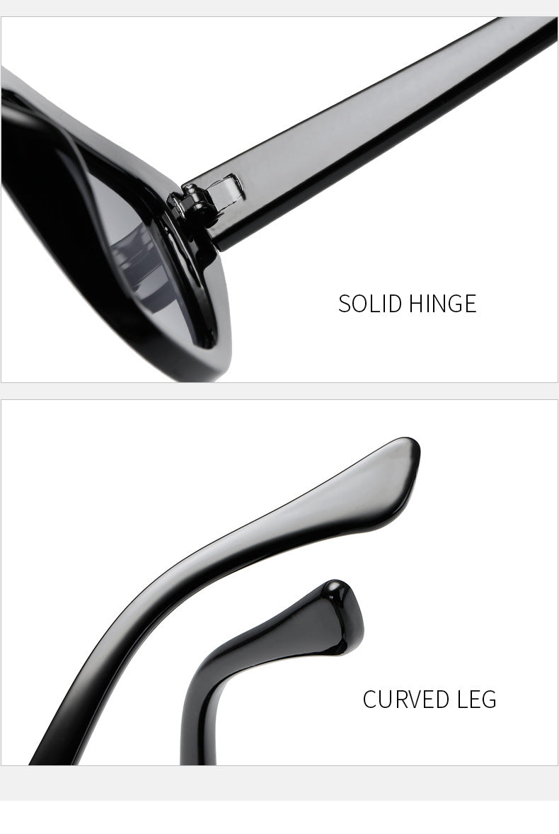 Women's Cat-Eye Sunglasses with Distinctive Animal Print Pattern Stornfield
