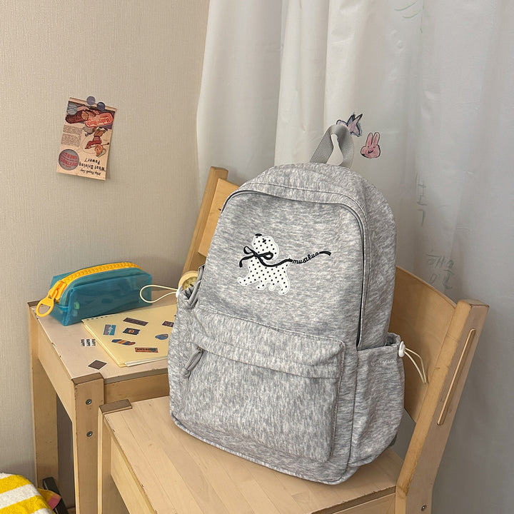 Playful Cartoon Dog-Themed Backpack Stornfield