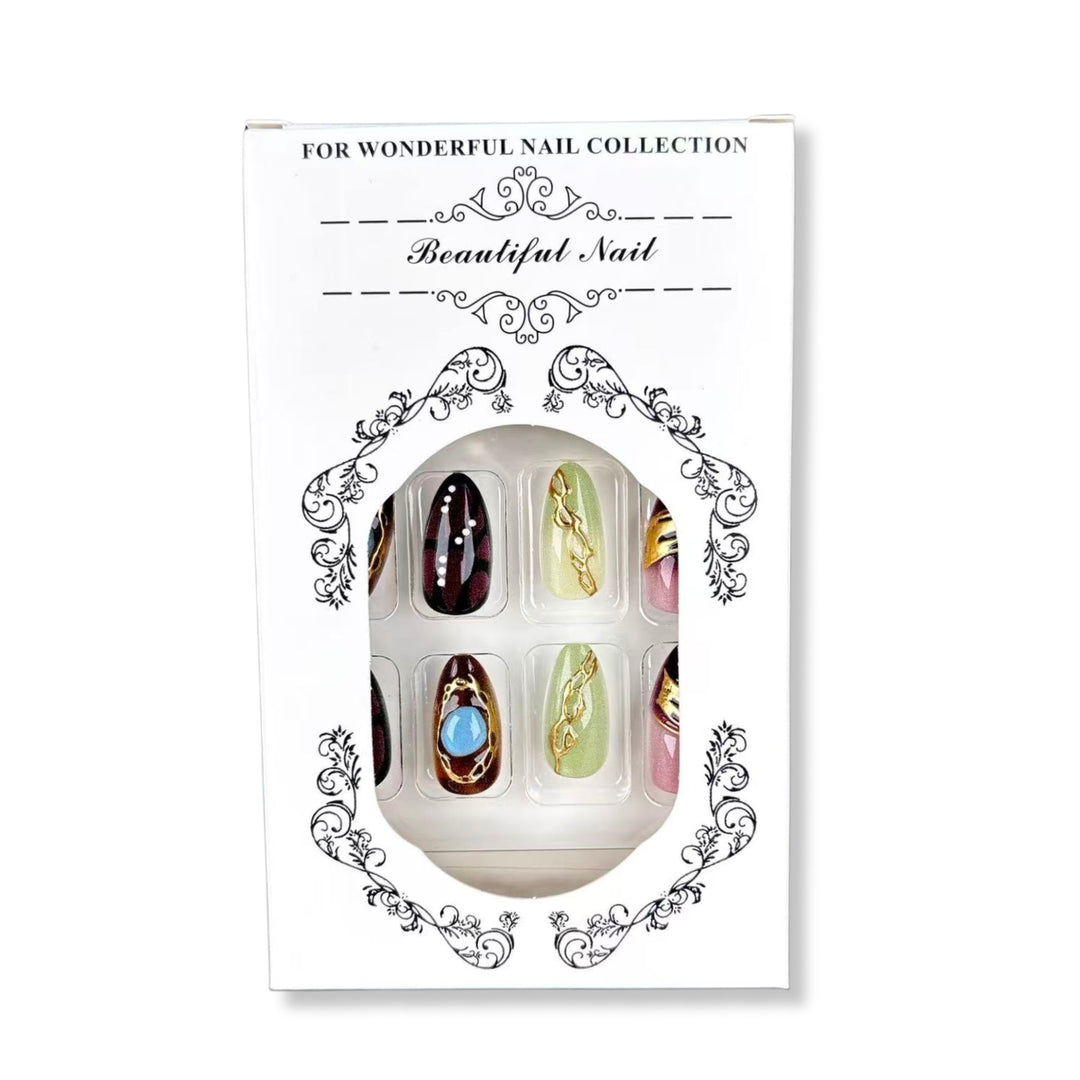 Luxury Decorative Press-On Nail Set