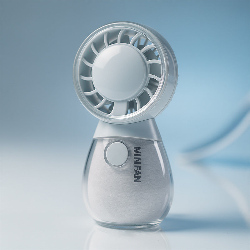 Women's Portable Mini Fan with Cute Cat Design Stornfield
