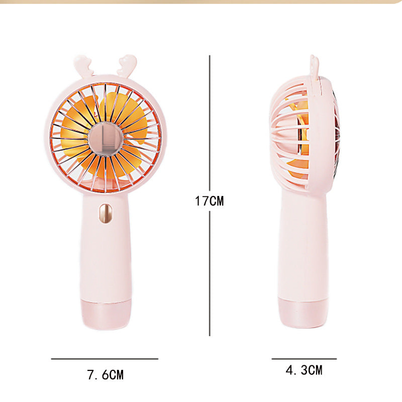 Women's Portable Hand Fan with Cute Animal Design Stornfield