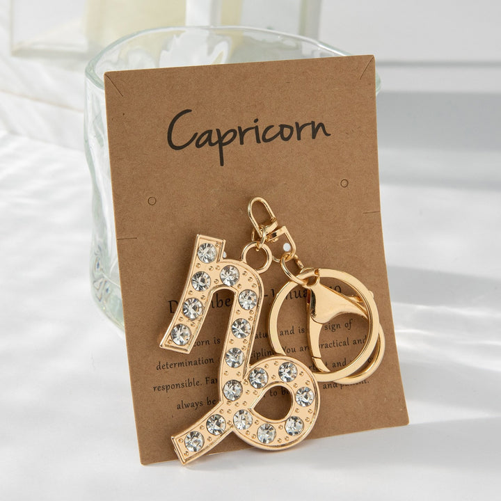Keychain with Sparkling Bull Symbol Stornfield