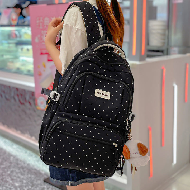 Multifunctional Polka Dot Backpack Stornfield