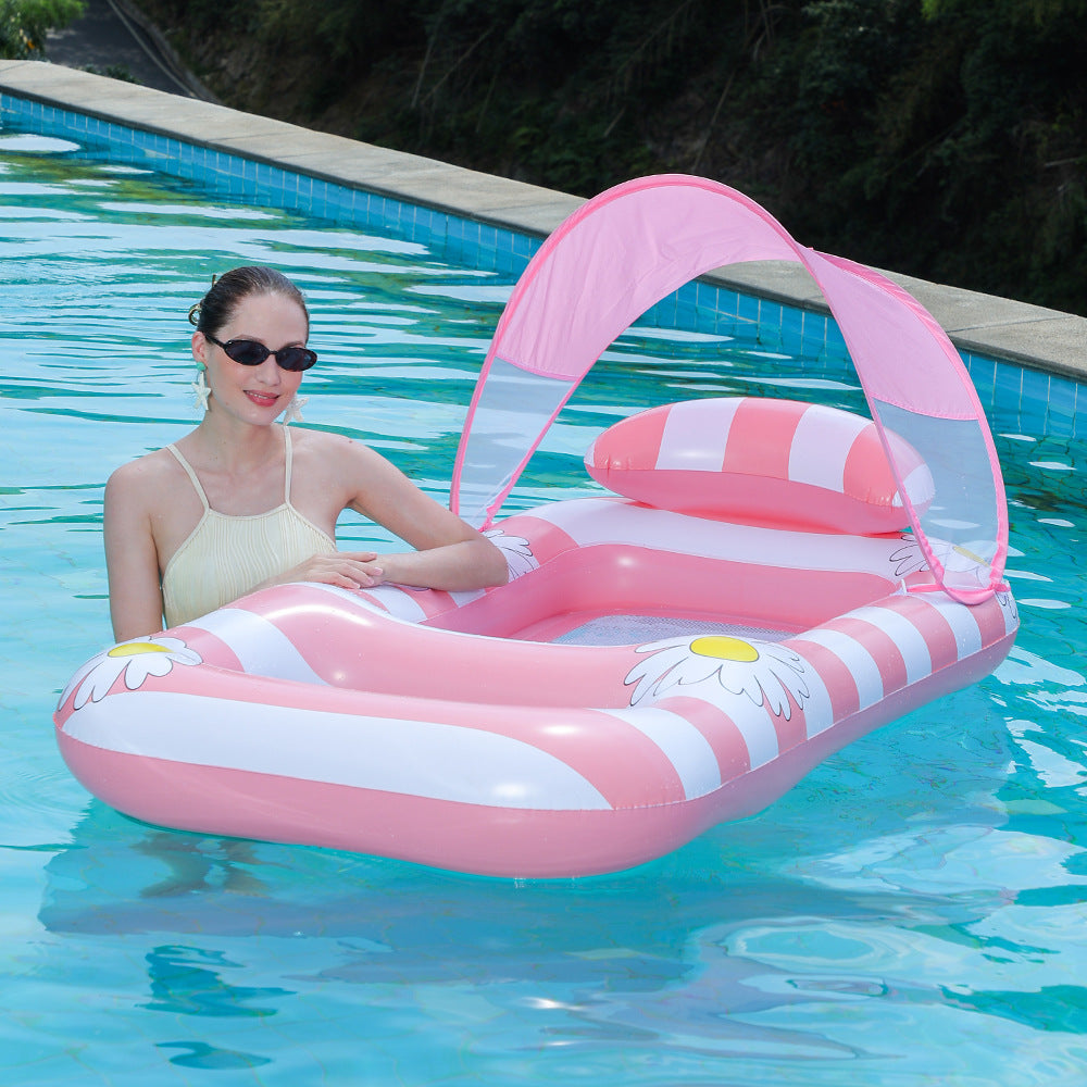 Unisex Inflatable Sun Seat with Mesh Bottom Stornfield