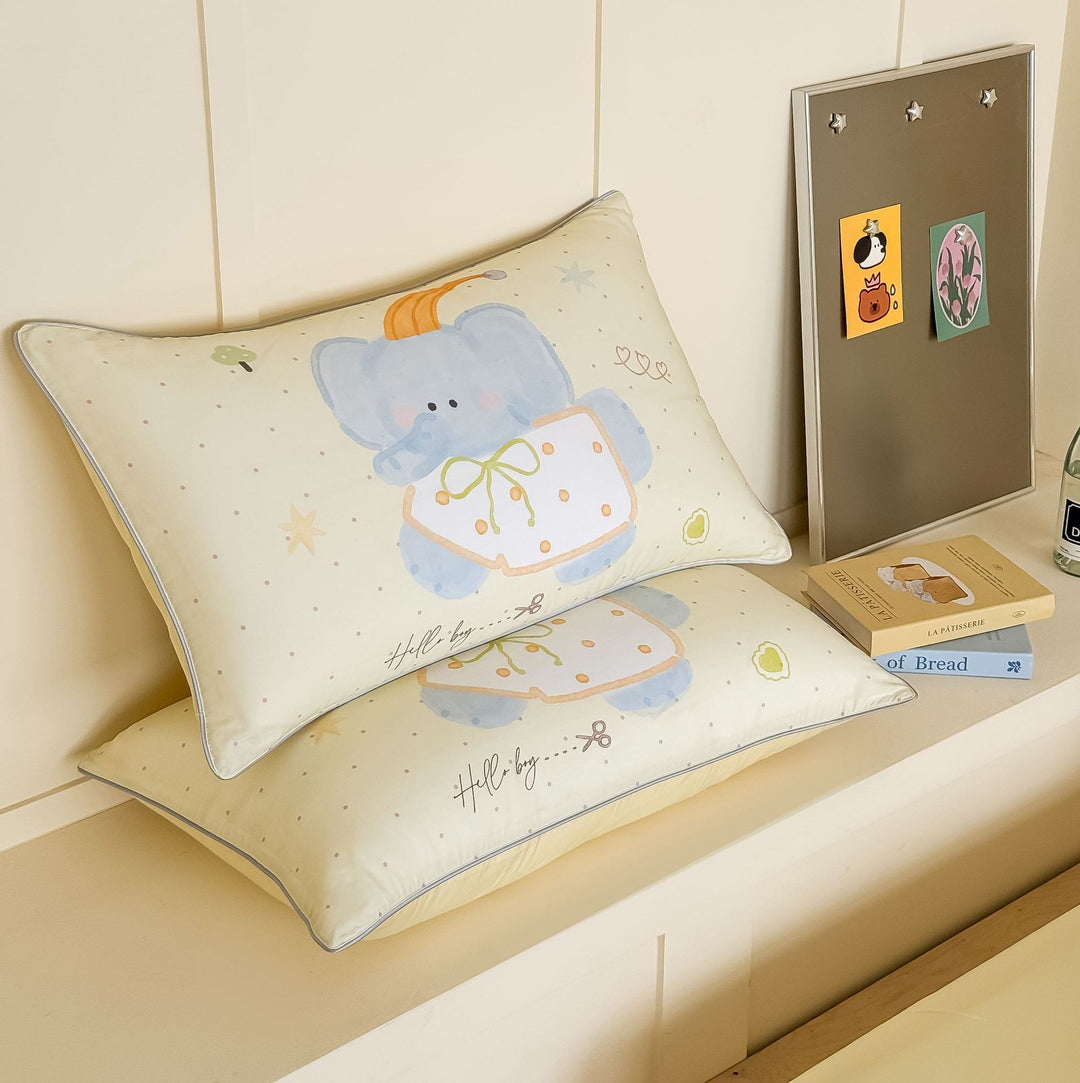 Children's Pillowcase Set with Cute Unicorn Print and Fine Satin Quality