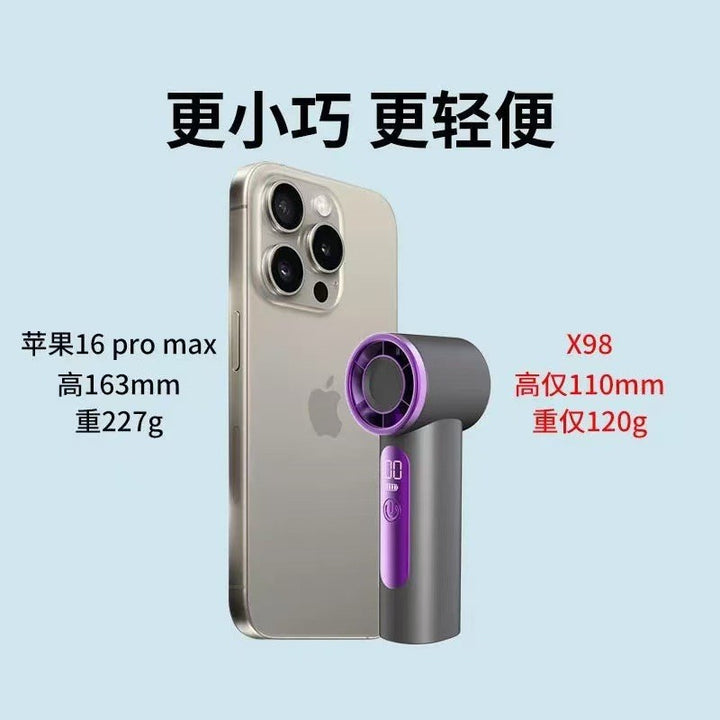 Women's Portable Micro Fan with Digital Control Stornfield