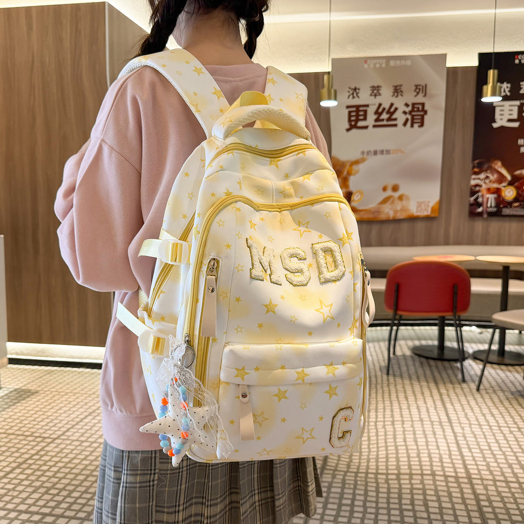 Stylish Graphic Print School Backpack Stornfield