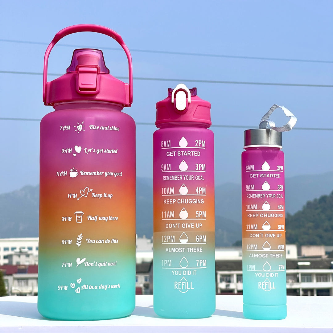 Unisex Motivating Water Bottle with Time Markings Stornfield