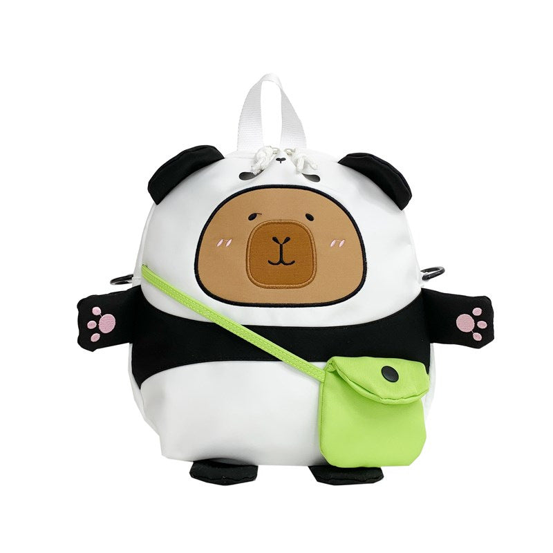 Plush backpack with funny bear design Stornfield
