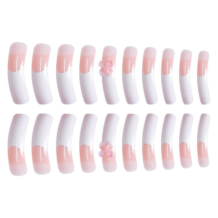 Elegant Nail Art Enhancements with Decorative Bow Accents Stornfield