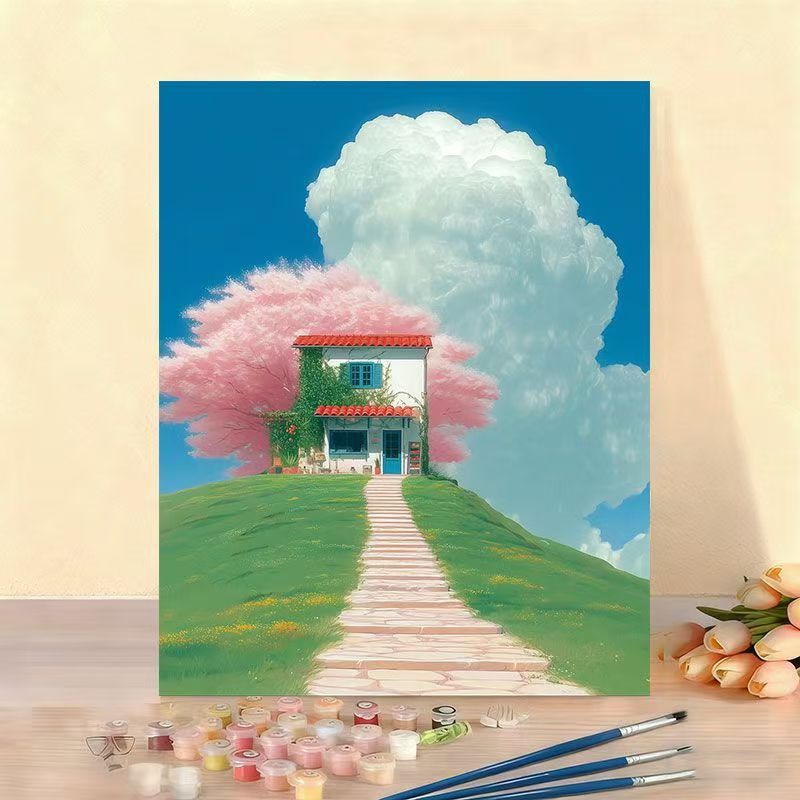 DIY Scenic Home Landscape Paint by Numbers Art Kit Stornfield